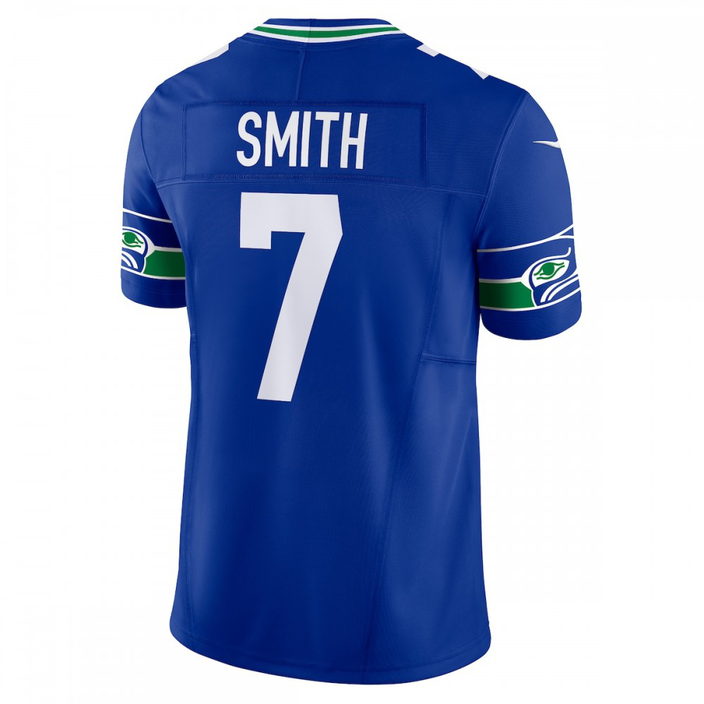Geno Smith Seattle Seahawks Nike Alternate Vapor F.U.S.E. Limited Jersey - Royal-GridironStore